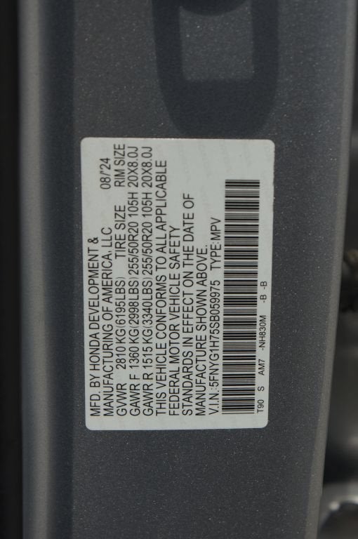2025 Honda Pilot Touring