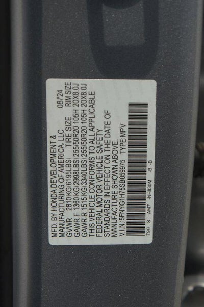 2025 Honda Pilot Touring