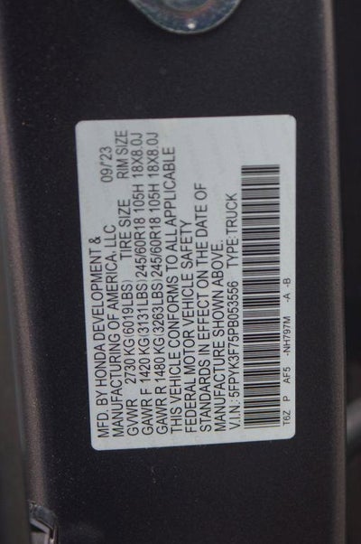 2023 Honda Ridgeline RTL-E