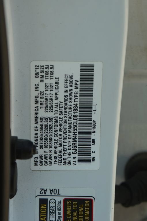 2012 Honda CR-V EX