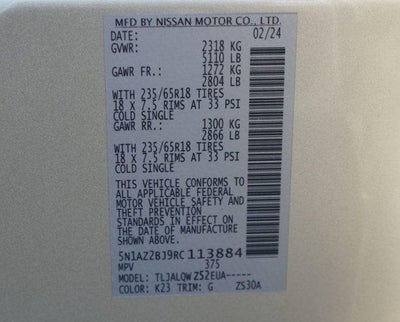 2024 Nissan Murano SV