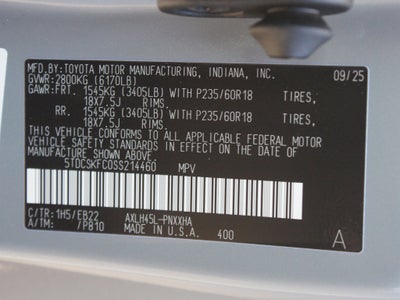 2025 Toyota Sienna Woodland Edition