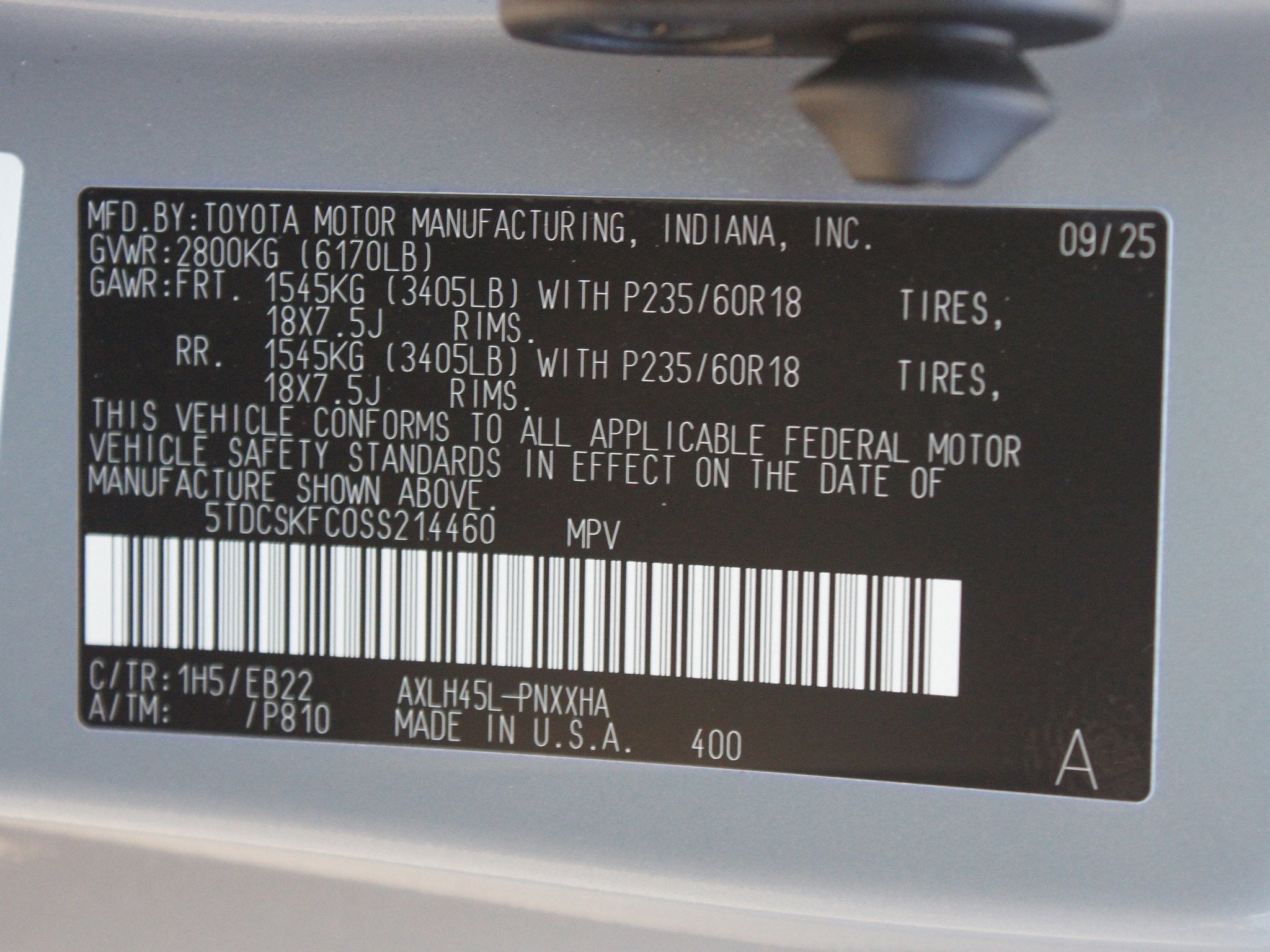 2025 Toyota Sienna Woodland Edition