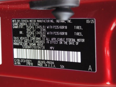 2025 Toyota Sienna XSE