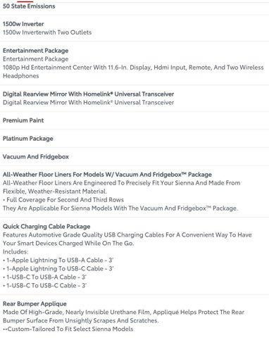 2025 Toyota Sienna Platinum