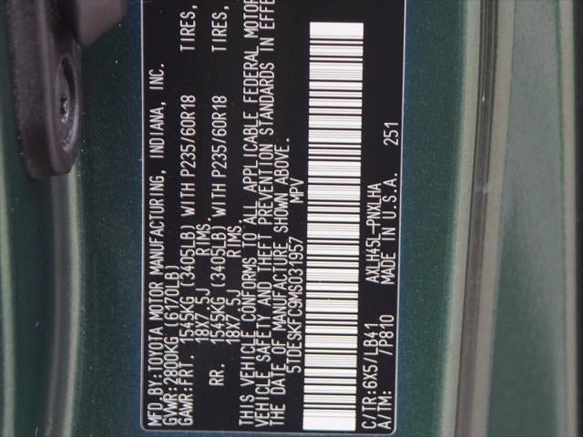 2021 Toyota Sienna Platinum