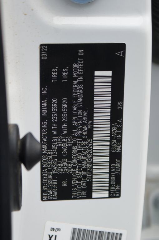 2022 Toyota Highlander Platinum