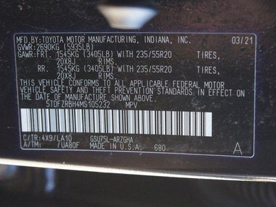 2021 Toyota Highlander Platinum