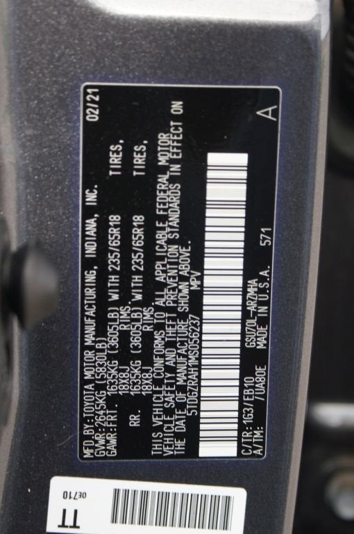 2021 Toyota Highlander XLE