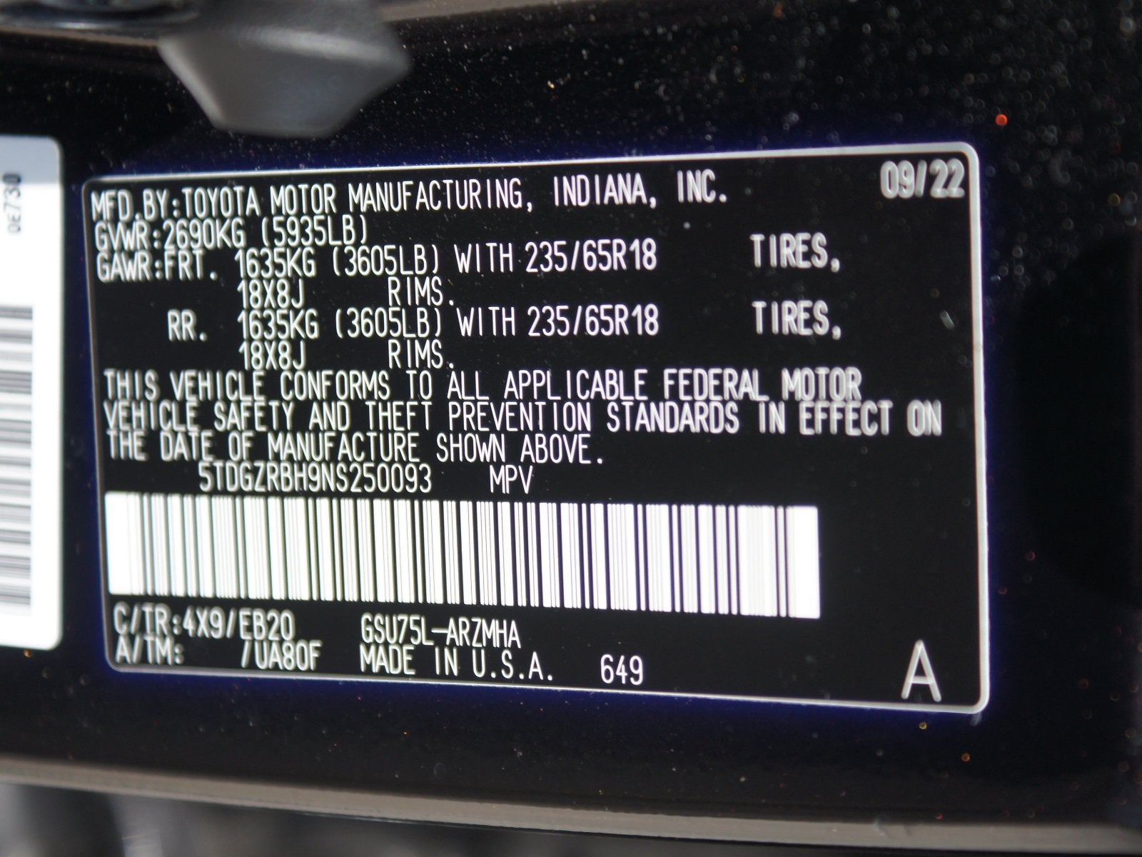 2022 Toyota Highlander XLE