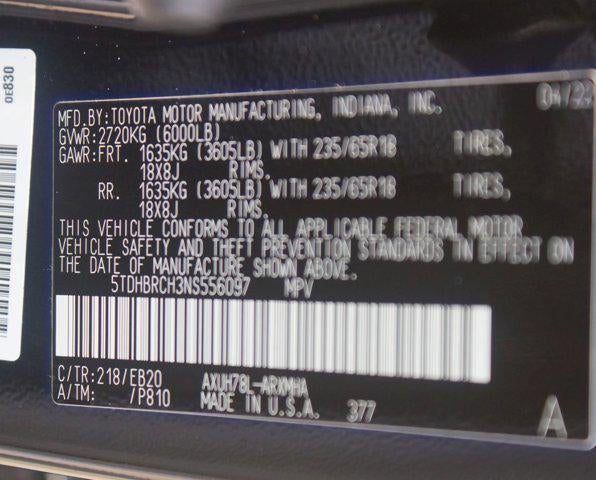 2022 Toyota Highlander Hybrid XLE