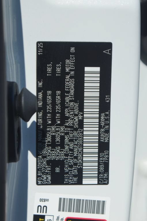 2026 Toyota Highlander Hybrid XLE