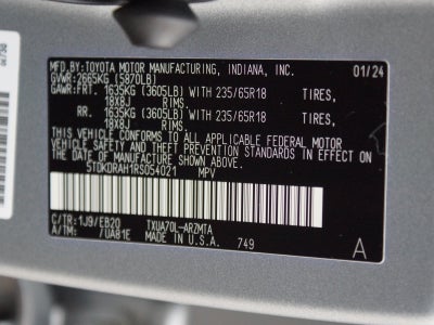 2024 Toyota Highlander XLE