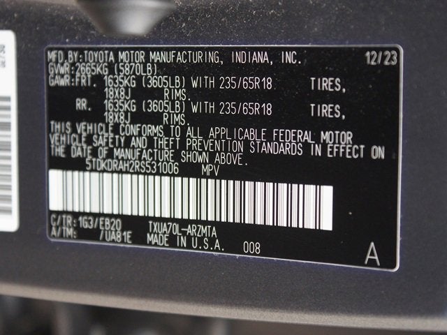 2024 Toyota Highlander XLE