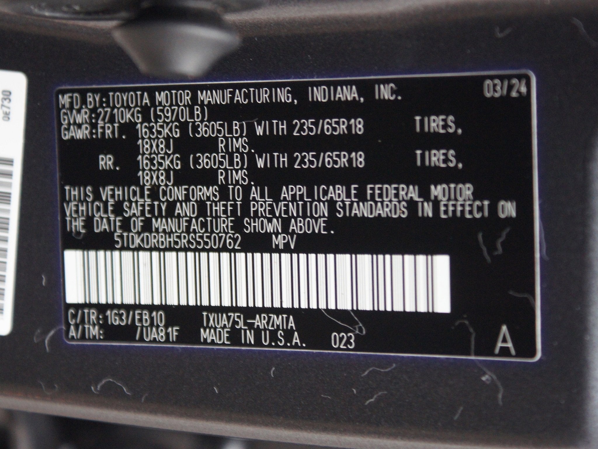 2024 Toyota Highlander XLE