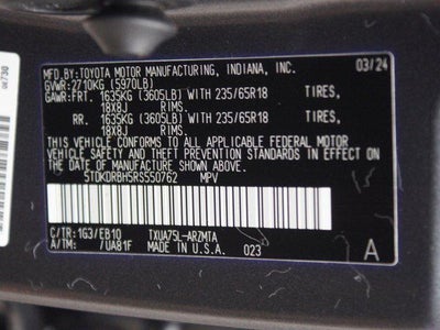 2024 Toyota Highlander XLE