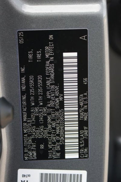 2025 Toyota Highlander Platinum