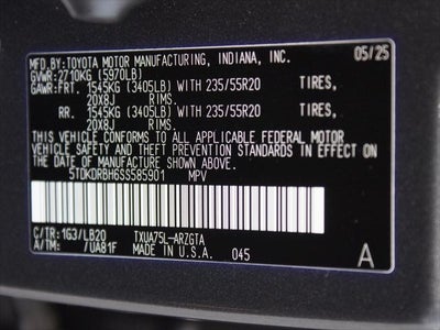 2025 Toyota Highlander Limited