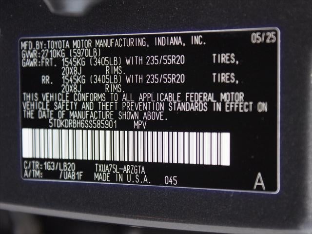 2025 Toyota Highlander Limited