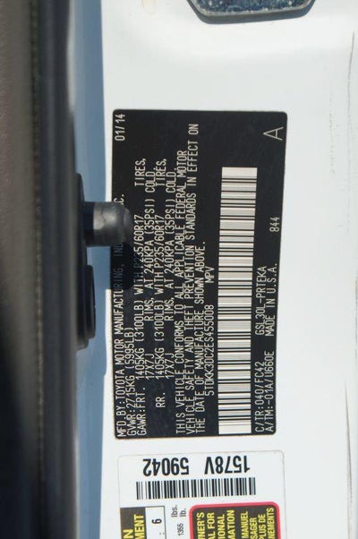 2014 Toyota Sienna LE
