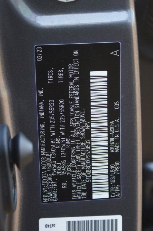 2023 Toyota Highlander Hybrid Limited