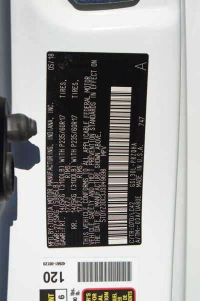 2018 Toyota Sienna XLE Premium