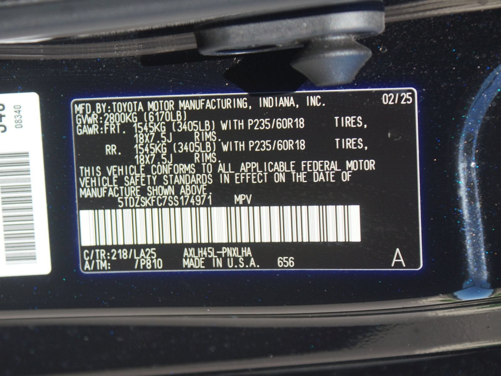 2025 Toyota Sienna Limited