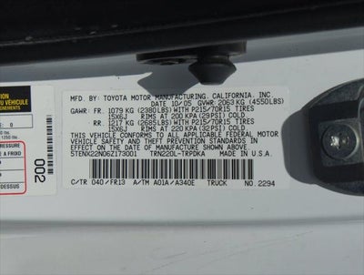 2006 Toyota Tacoma Base