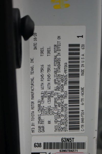 2021 Toyota Tacoma 2WD SR