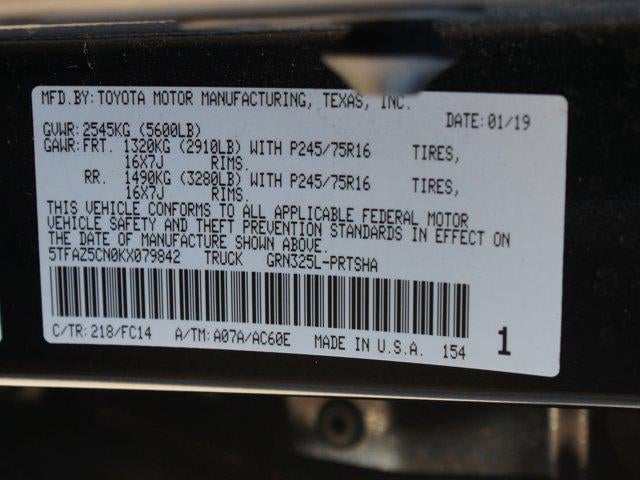 2019 Toyota Tacoma 2WD SR5