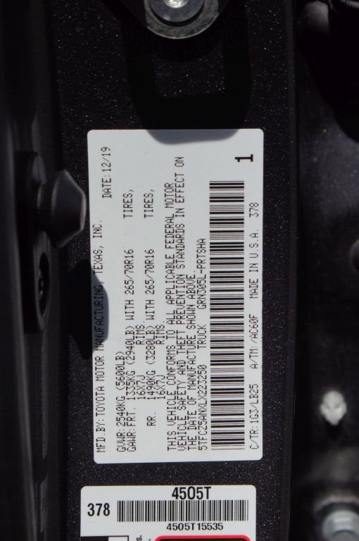 2020 Toyota Tacoma 4WD TRD Pro