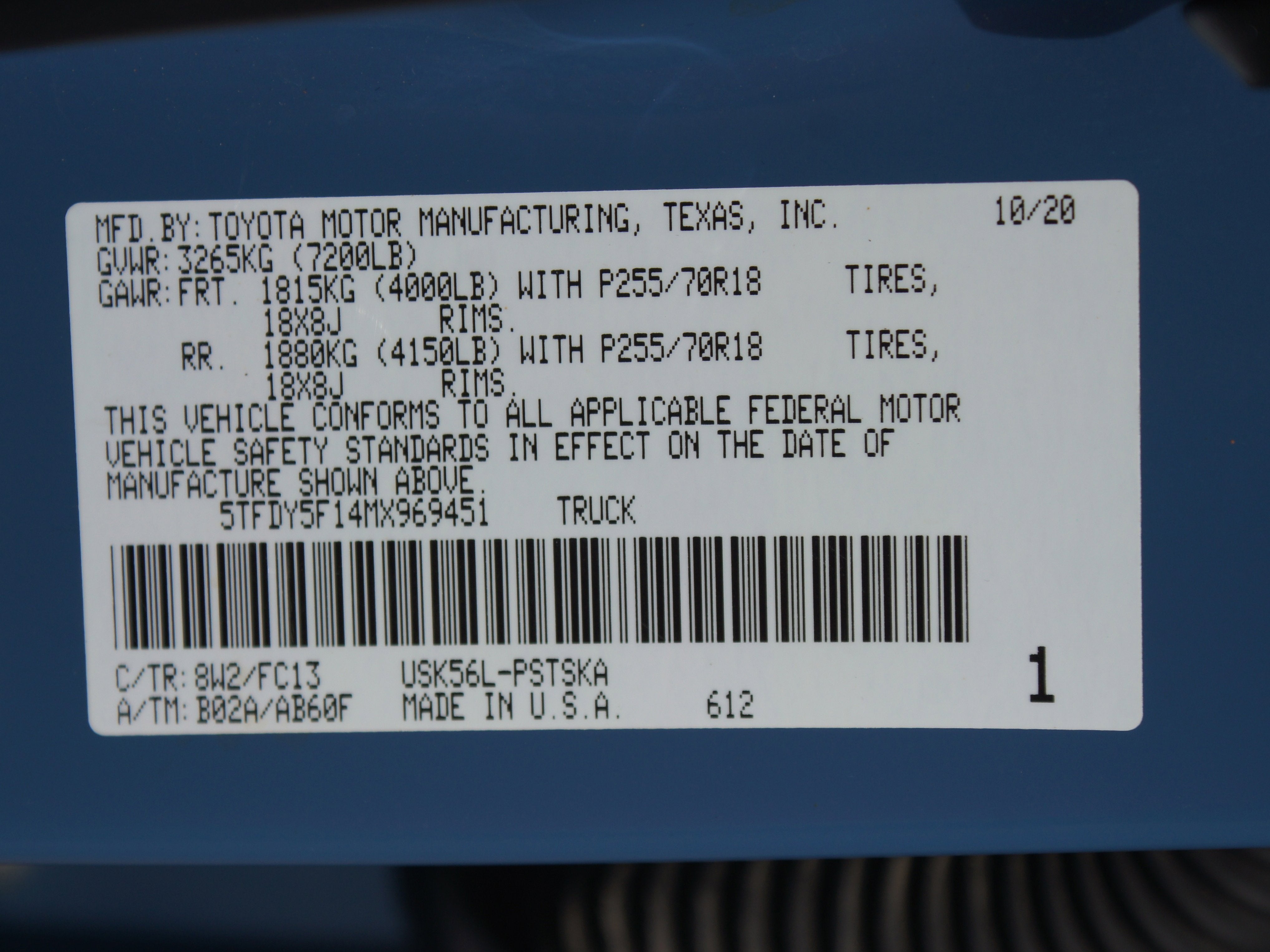 2021 Toyota Tundra 4WD SR5