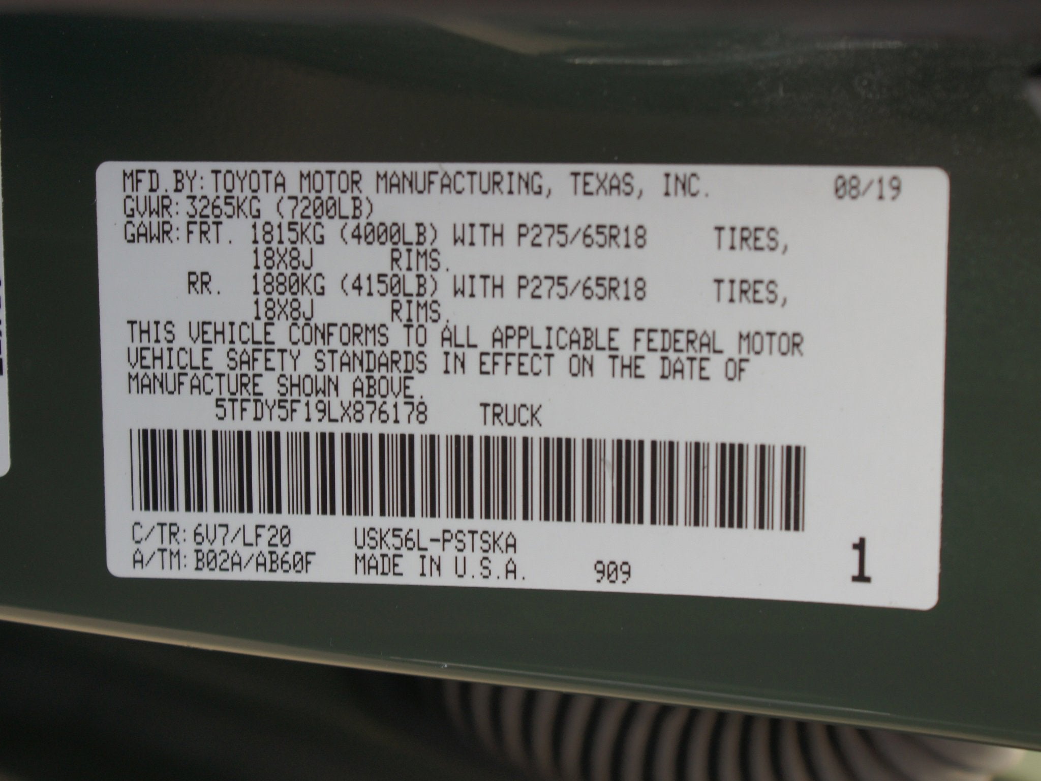 2020 Toyota Tundra 4WD TRD Pro