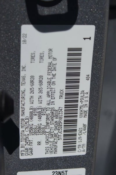 2023 Toyota Tundra 4WD Limited Hybrid