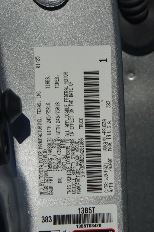 2025 Toyota Tundra 4WD SR