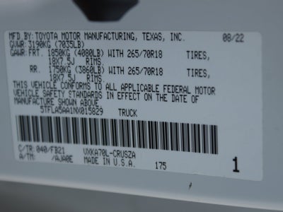2022 Toyota Tundra 2WD SR5