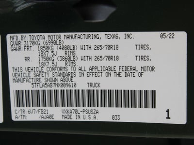 2022 Toyota Tundra 2WD SR5