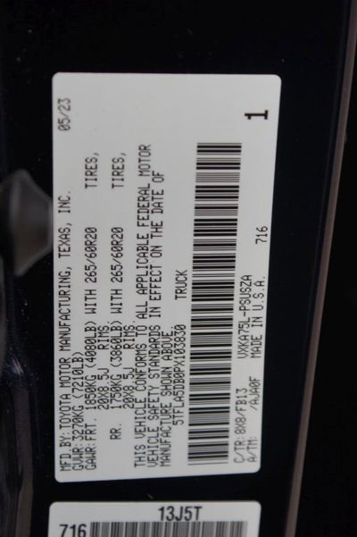 2023 Toyota Tundra 4WD SR5