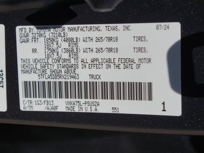 2024 Toyota Tundra 4WD SR5
