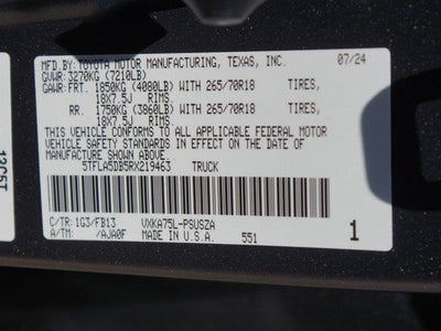 2024 Toyota Tundra 4WD SR5
