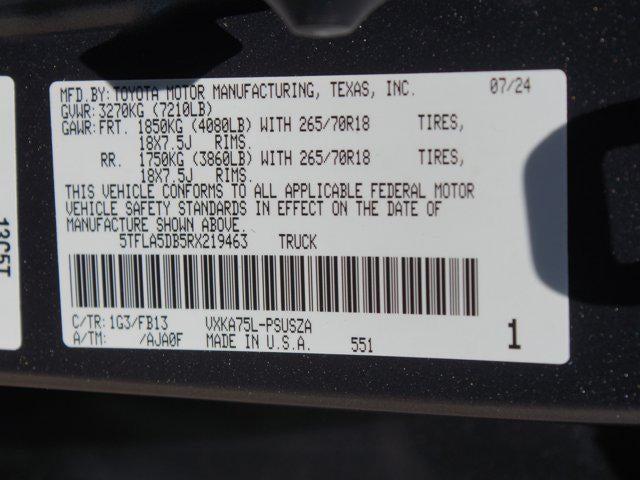 2024 Toyota Tundra 4WD SR5