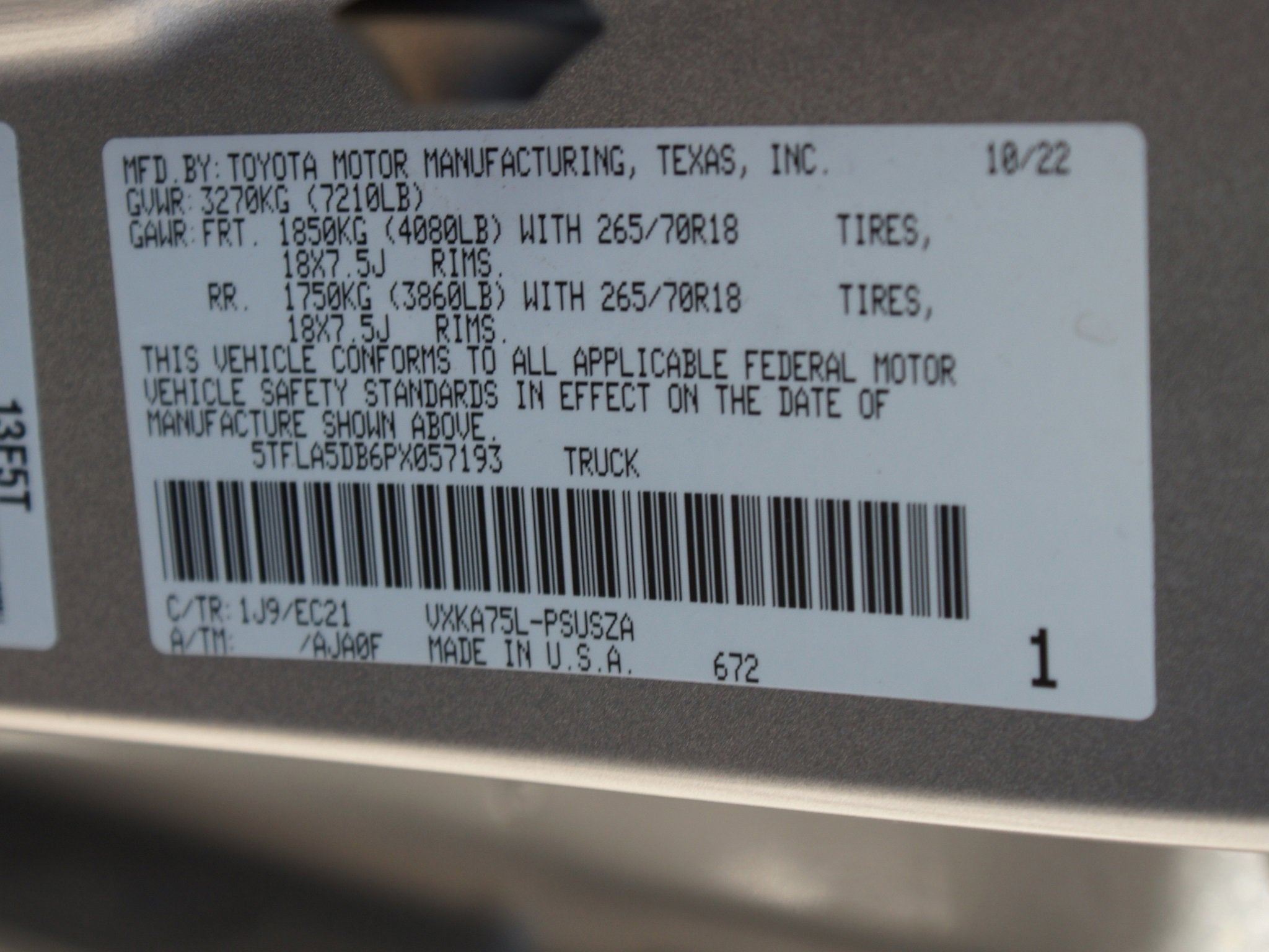 2023 Toyota Tundra 4WD SR5