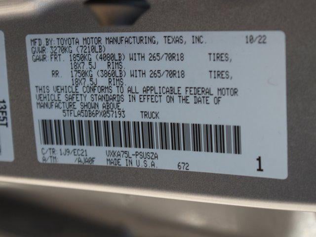 2023 Toyota Tundra 4WD SR5