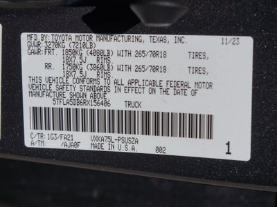 2024 Toyota Tundra 4WD SR5