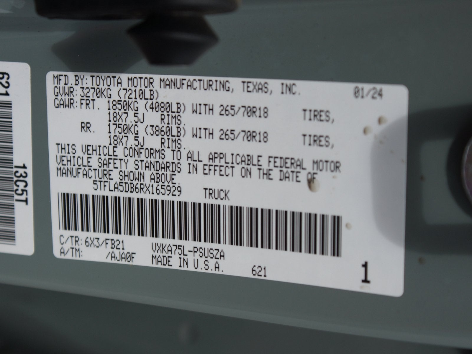 2024 Toyota Tundra 4WD SR5