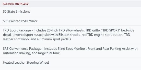 2023 Toyota Tundra 4WD SR5