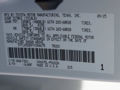 2026 Toyota Tundra 4WD SR5