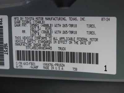 2024 Toyota Tundra 4WD SR5