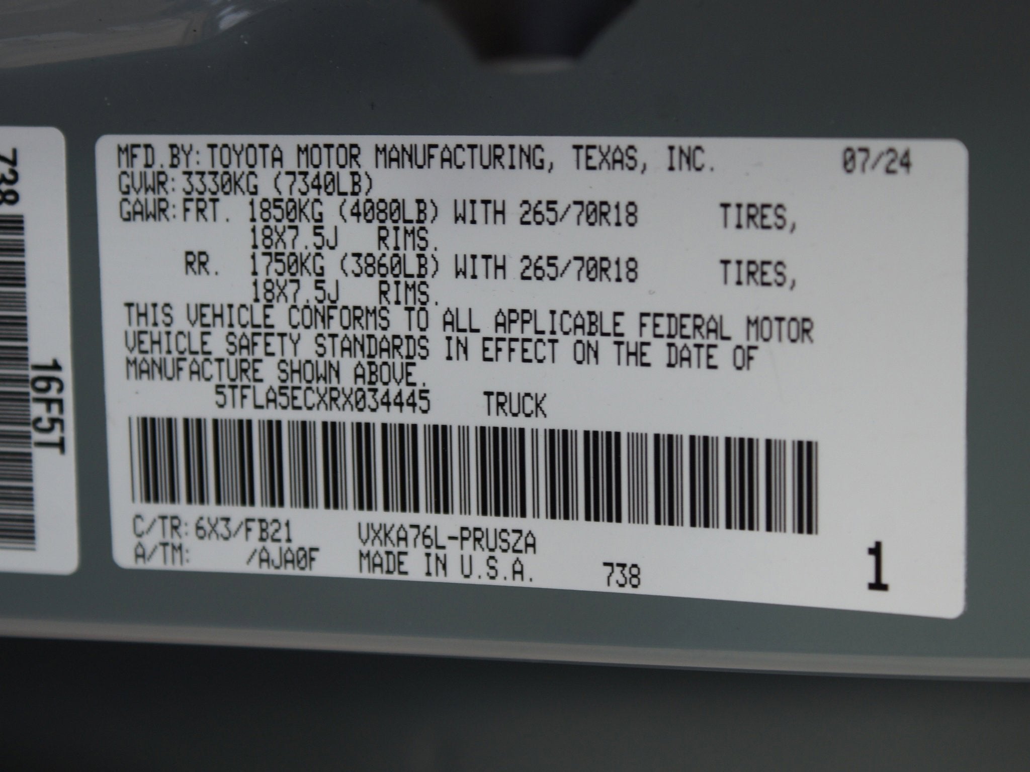 2024 Toyota Tundra 4WD SR5