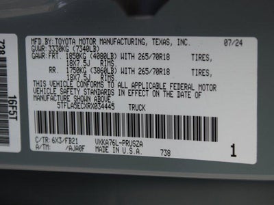 2024 Toyota Tundra 4WD SR5